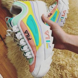 *cusotmized* FILA Disruptors!!!